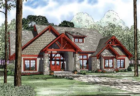 Mountain-rustic House Plan - 4 Bedrooms, 3 Bath, 3206 Sq Ft Plan 12-1126