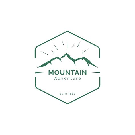 Premium Vector Mountain Adventure Logo Design Template Vector