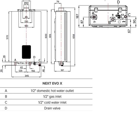 Ariston Next Evo X Water Heater Instantaneous Gas