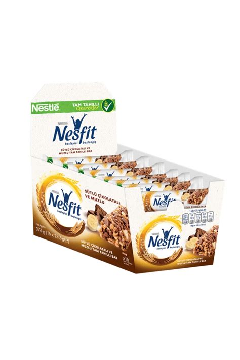 Nestle Nesfit Muzlu Çikolatalı Tam Tahıllı Bar 16 Lı Fiyatı Yorumları