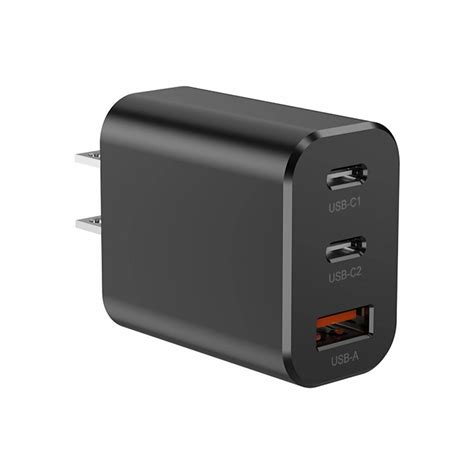 Chargeur USB GaN III Ultra Compact 30W Bloc De Charge Rapide 3 Ports 2