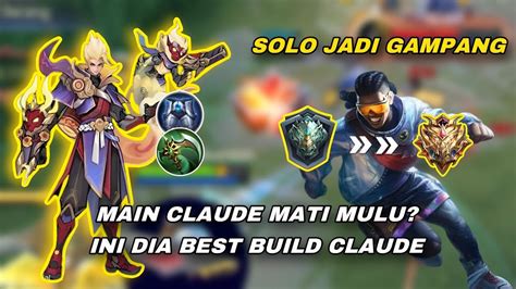 CARA BERMAIN CLAUDE DENGAN BENAR BUILD CLAUDE TERSAKIT 2024 MLBB