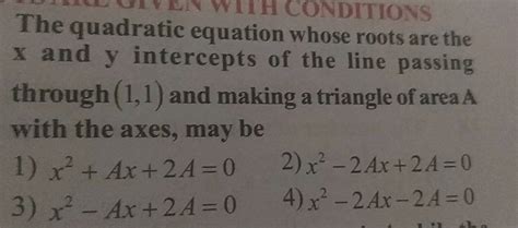 Find The Quadratic Equation Whose Roots Are 4 5