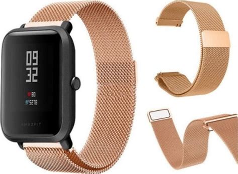 Milanese Loop Rose Gold Λουράκι Μεταλλικό Ροζ Amazfit Bip Skroutz gr