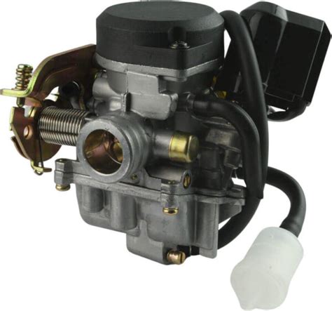 Vergaser für 4 Takt GY6 139QMB QMA 50ccm Motor mit E Choke und Benzin