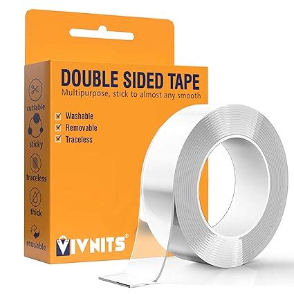 Vivnits Double Sided Tape Heavy Duty Multipurpose Removable Traceless