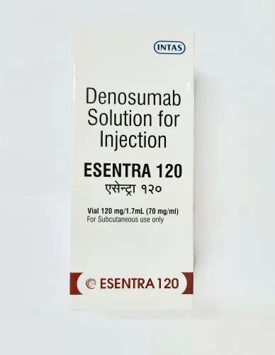 Esentra Denosumab Solution For Injection Packaging Type Vial Mg