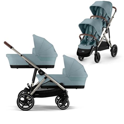 Order The Cybex Gazelle S Twin Stroller Taupe Frame Online Baby Plus