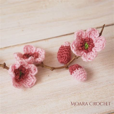 Crochet Cherry Blossom Free Crochet Pattern Moara Crochet