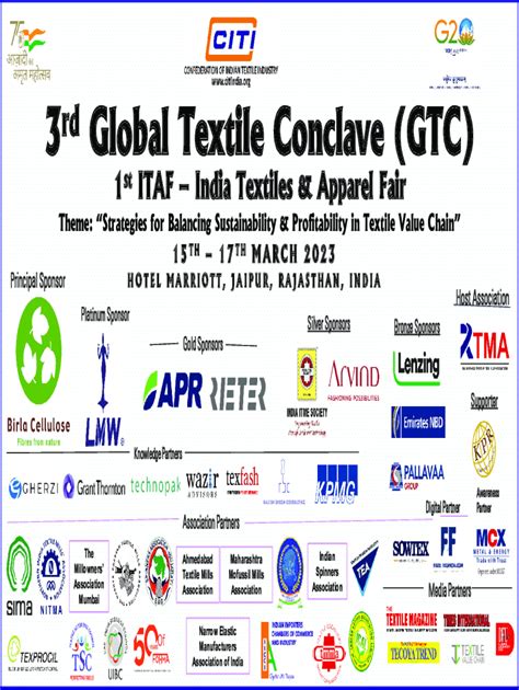 Fillable Online Citi Hosts 3rd Edition Of Global Textile Conclave In Jaipur Fax Email Print