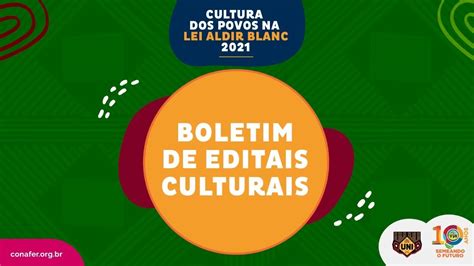 Editais Culturais Para Os Seus Projetos Youtube