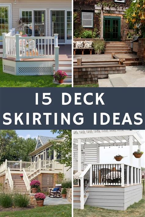 15 Deck Skirting Ideas To Enhance Your Outdoor Space Deck Skirting Decks And Porches Deck