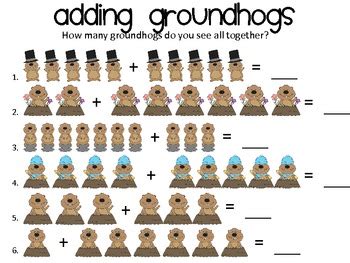 Groundhog Day Math Activities by Laura Karsjens | TpT