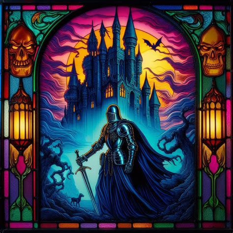 The Haunted Castle - - - - www.fineaiart.art by Fineaiart on DeviantArt