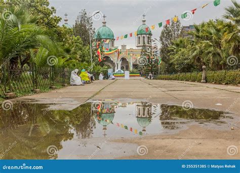 Addis Ababa Ethiopia April View Of Medhane Alem Cathedral