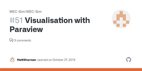 Visualisation With Paraview · Issue 51 · Wec Sim Wec Sim · Github