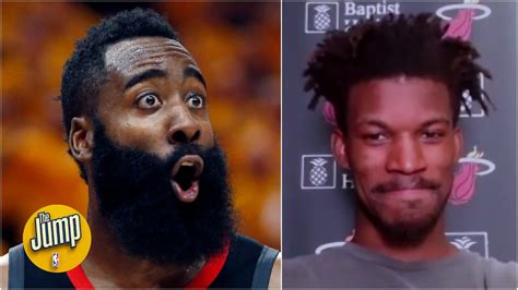 Jimmy Butler Explains Why He Liked An Ig Post About James Hardens New