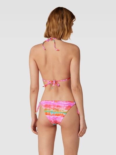 Banana Moon Bikini Oberteil Mit Allover Print Modell RICO Neon Pink