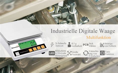 Bonvoisin 6000g 0 1g Hochpr Zise Digitale Elektronische Waage