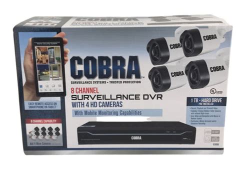 Cobra Channel Security Camera System With Hd Cameras Online