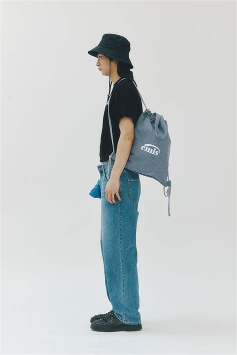 Pigment String Backpack Blue Emis