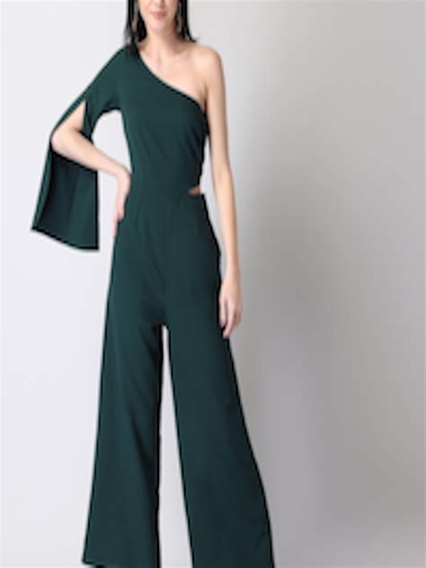 Buy FabAlley One Shoulder Cut Outs Basic Jumpsuit Jumpsuit For Women