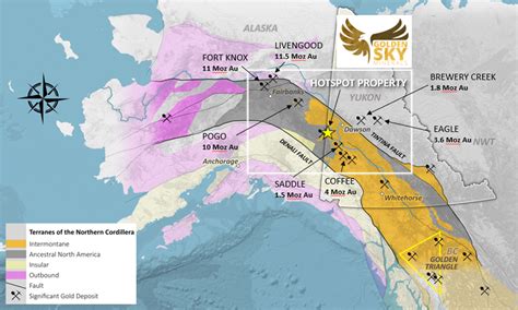 Golden Sky Defines A M X M Gold In Soil Anomaly