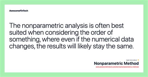 Nonparametric Method Awesomefintech Blog