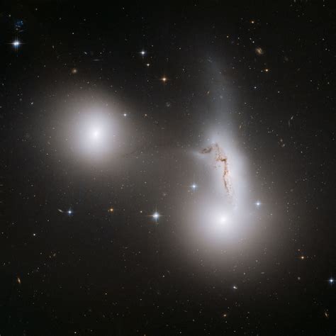 Hubble Watches Triple Galaxy Smash Up Universe Today