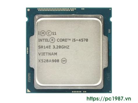 CPU Intel Core i5 4570 (3.60GHz, 6M, 4 Cores 4 Threads)