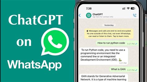 ChatGPT On WhatsApp How To Use ChatGPT To WhatsApp Openai On