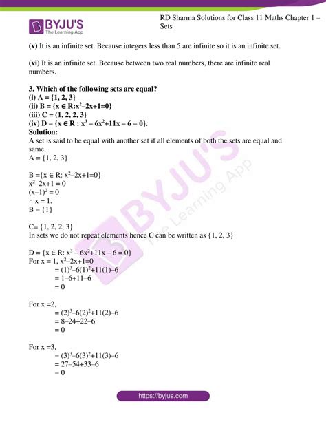 RD Sharma Solutions For Class 11 Maths Updated For 2023 24 Chapter 1 Sets