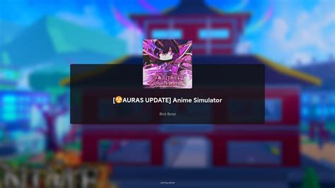 Anime Simulator Aura Update New Auras Quests Traits And More