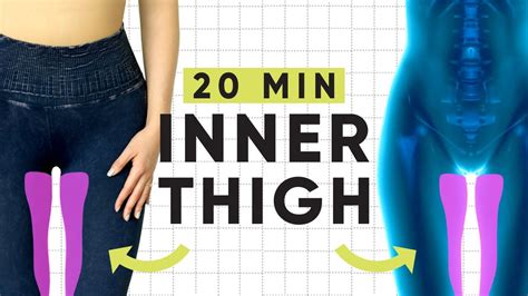 20 Minute Inner Thigh Isolate Workout No Equipment At Home Pilates Exercises Youtube