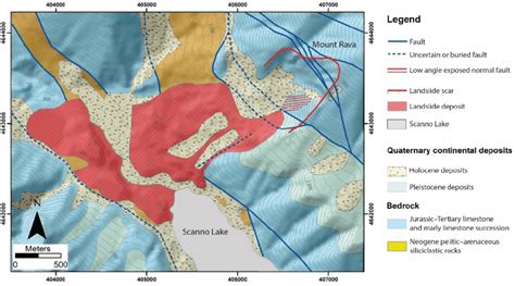 Simplified Geological Map Of The Study Area Coordinate System Wgs 84