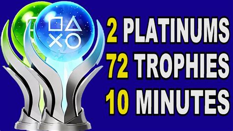 Easy Cheap Fast Platinum Games Trophies Minutes Youtube