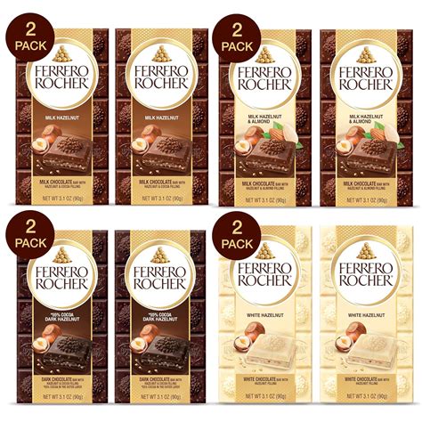 Buy Ferrero Rocher Premium Chocolate Bars Variety Pack Individually