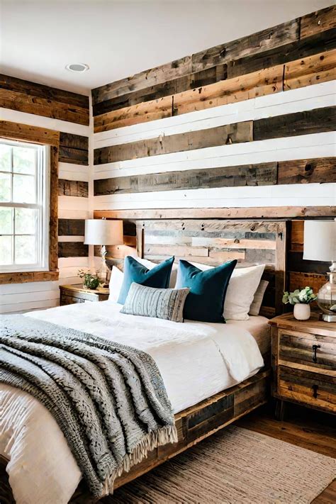 25 Inspiring Shiplap Bedroom Wall Ideas for a Rustic Charm - Roomy Retreat