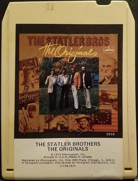 The Statler Bros The Originals 1979 8 Track Cartridge Discogs