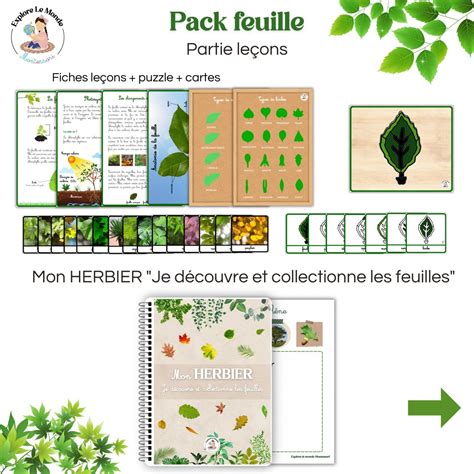 Pack Feuille Explore Le Monde Montessori