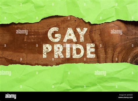 Inspiration Showing Sign Gay Pride Business Showcase Dignity Of An