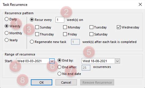 How To Create A Recurring Task In Outlook Explanation Guide