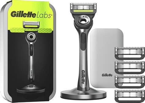 Gillette Labs Rasoio Uomo Con Barra Integrata Custodia Da Viaggio 5