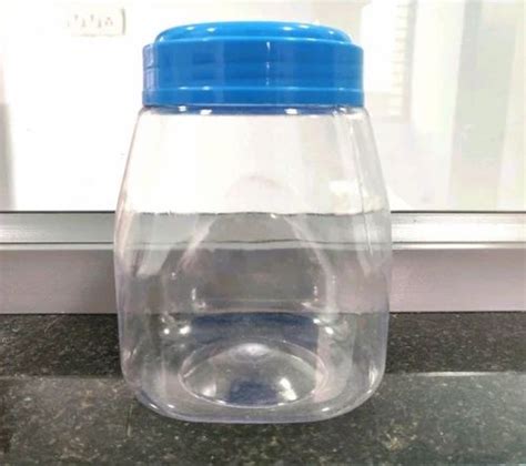 Capacity 500 ML Transparent Plastic Pet Ghee Jar For Food Storage At