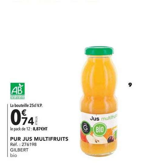 Promo Pur Jus Multifruits Bio Village Chez E Leclerc