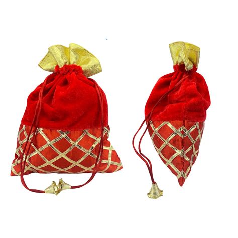 Potli Bags Favor Indian Muslim Punjabi Wedding Favor Diwali Gift Bag