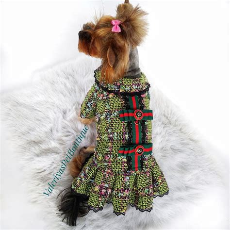 Green Tweed Dog Jacket Dog Coat Luxury Dog Coat Dog Dress Etsy