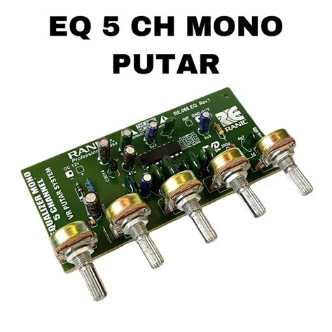 Jual Kit Equalizer Channel Mono Potensio Putar Shopee Indonesia