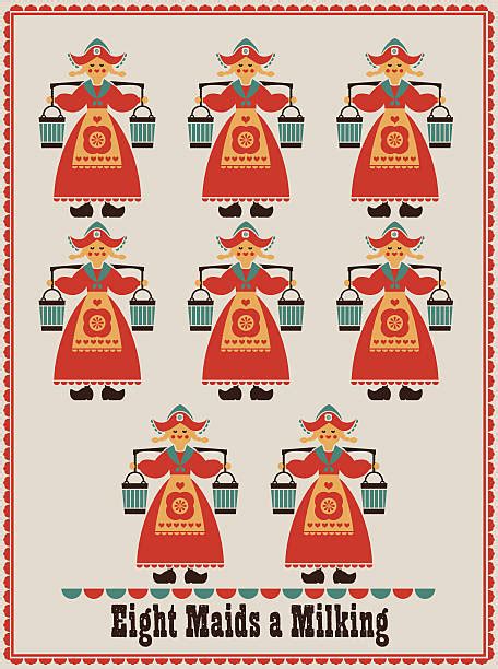 Best The Twelve Days Of Christmas Illustrations Royalty Free Vector