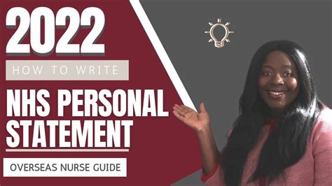 How To Write Personal Statement For Nhs Jobs A Guide For Overseas